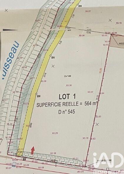 Terrain - 564 m²