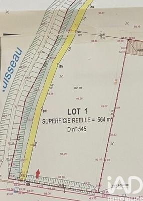 Terrain - 564 m²