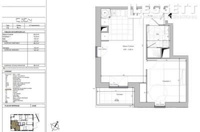 Appartement - 41 m² - 2 pièces