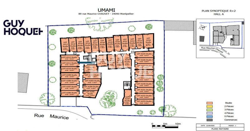 Appartement - 20 m² - 1 pièce