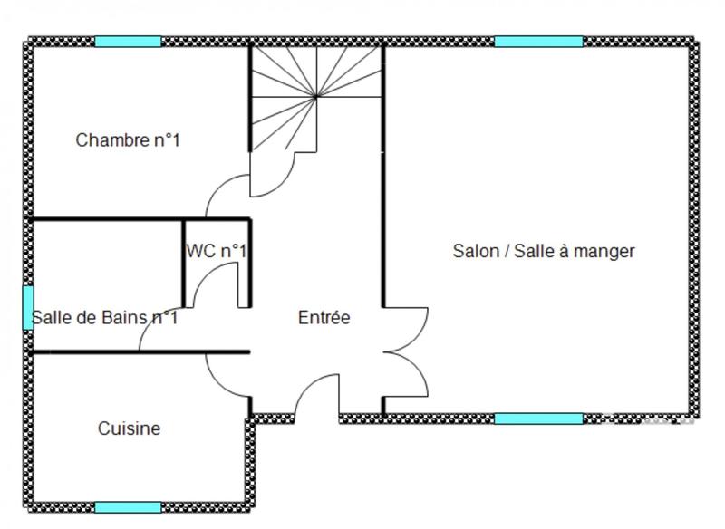 Maison - 120 m² - 5 pièces