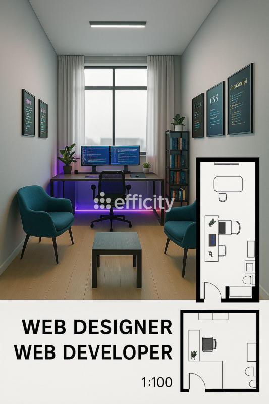 Bureau - 28 m² - 1 pièce