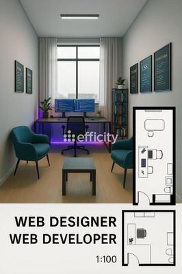 Bureau - 28 m² - 1 pièce