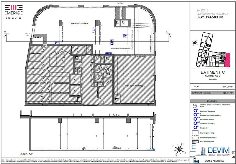 Local commercial - 169 m²