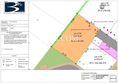 Terrain constructible - 620 m²