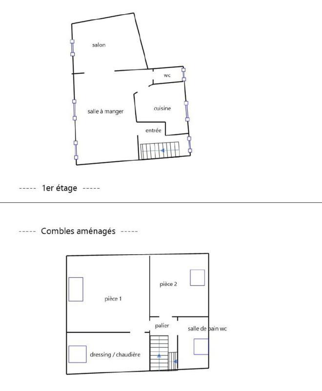 Appartement - 80 m² - 3 pièces