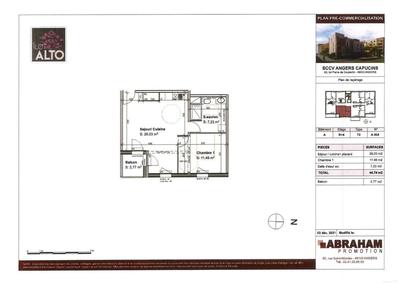 Appartement - 44 m² - 2 pièces