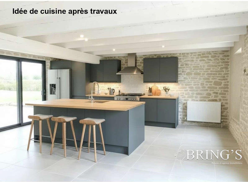 Maison ancienne - 130 m² - 3 pièces