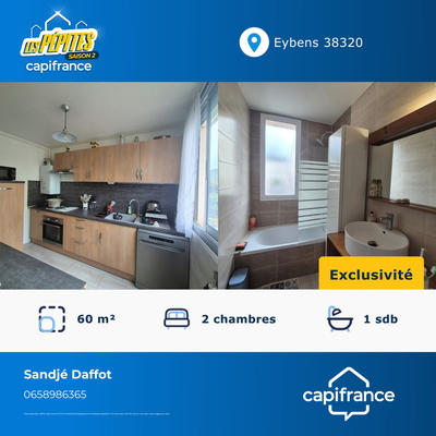 Appartement - 60 m² - 3 pièces