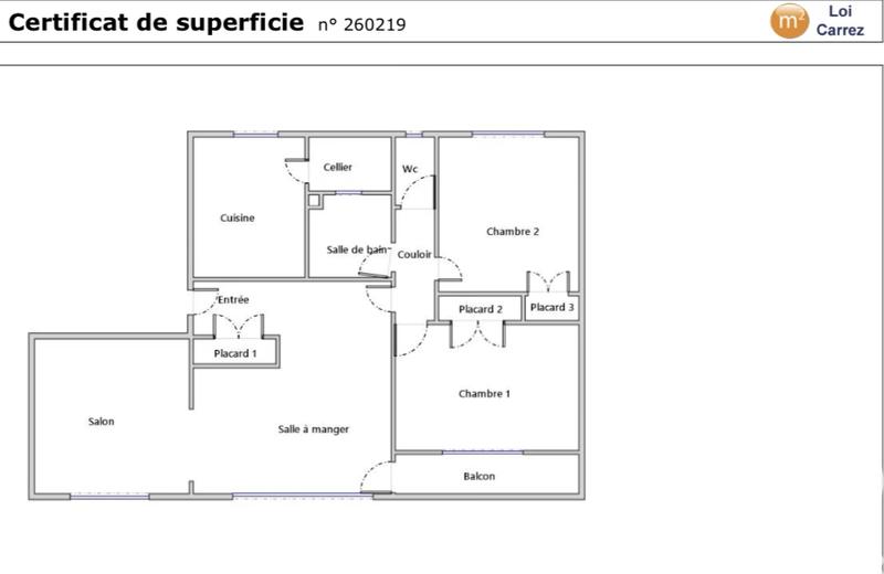 Appartement - 68 m² - 5 pièces