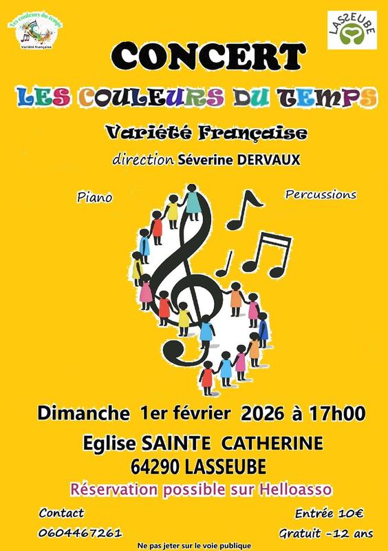 Concert les Couleurs du Temps