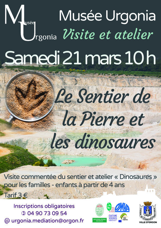 Visite et atelier sur le thème du Sentier de la Pierre et des dinosaures