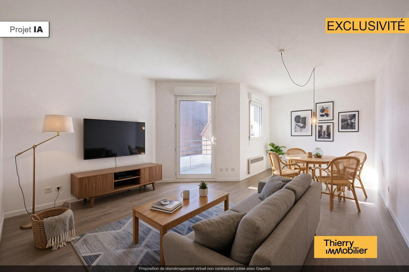 Appartement - 48 m² - 2 pièces