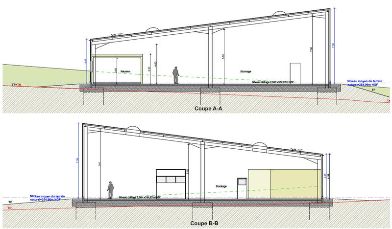 Entrepôt - 1 240 m²