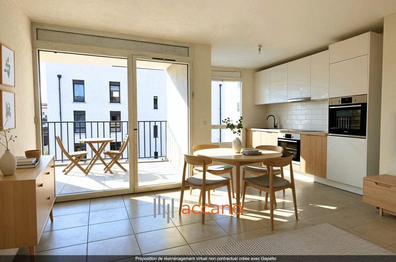 Appartement - 62 m² - 3 pièces