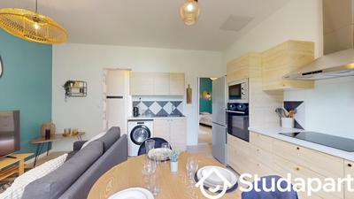 Chambre - 9 m² - 1 pièce