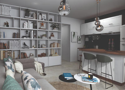 Appartement - 43 m² - 2 pièces