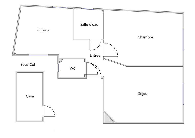 Appartement - 36 m² - 2 pièces