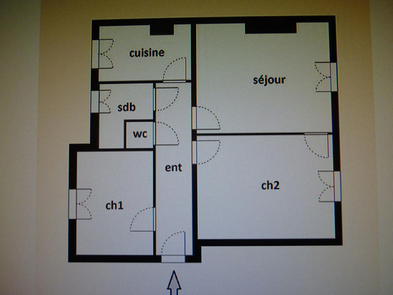 Appartement - 46 m² - 3 pièces