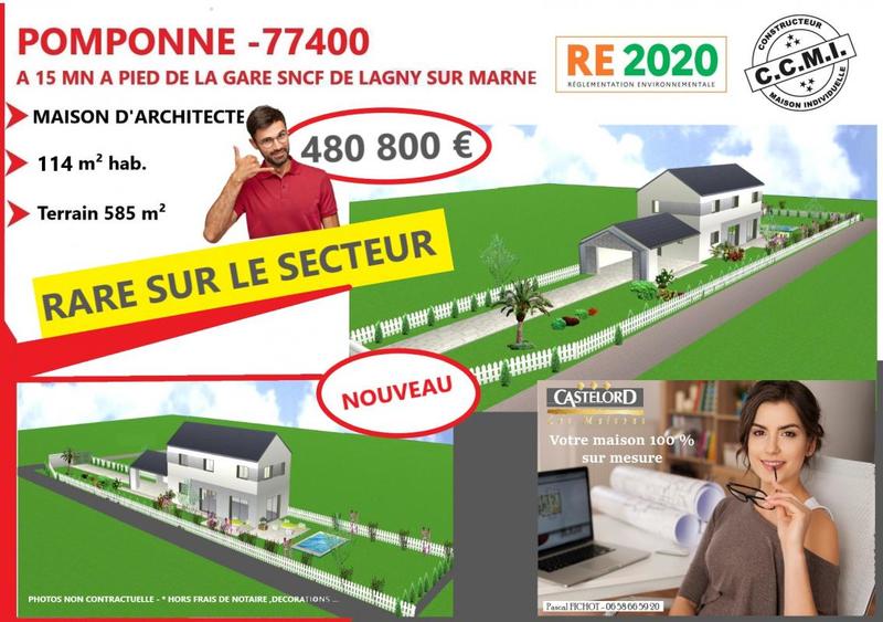 Terrain constructible - 585 m²