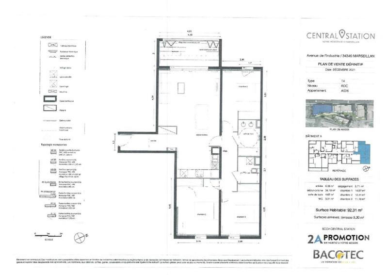 Appartement - 90 m² - 4 pièces