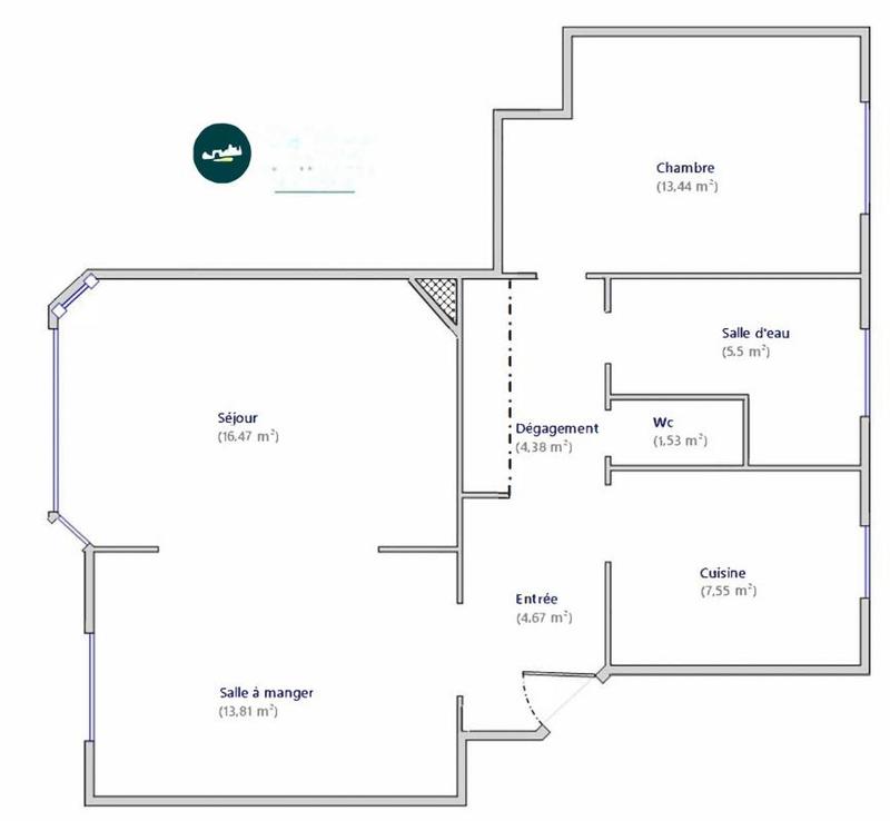 Appartement - 67 m² - 3 pièces