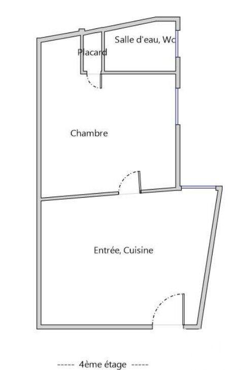Appartement - 32 m² - 2 pièces