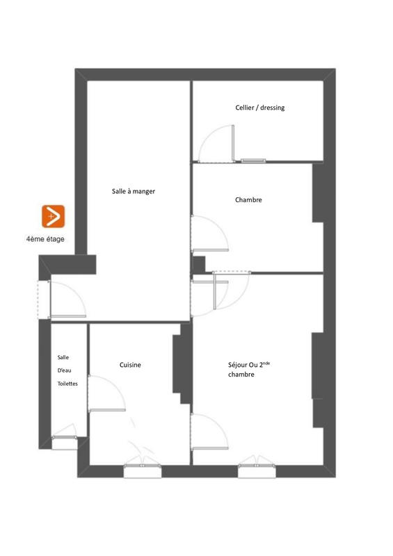 Appartement - 50 m² - 3 pièces