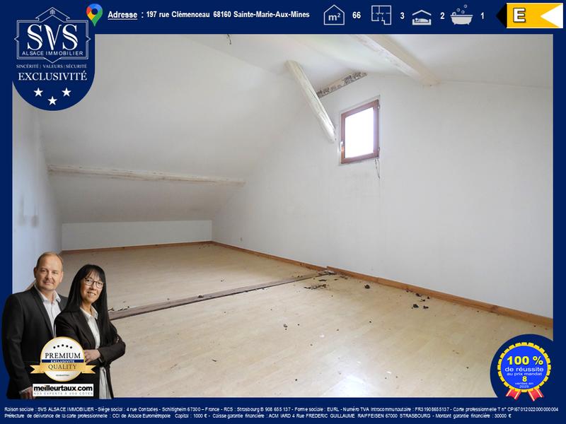 Appartement - 63 m² - 3 pièces