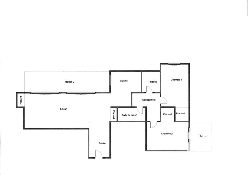 Appartement - 67 m² - 3 pièces