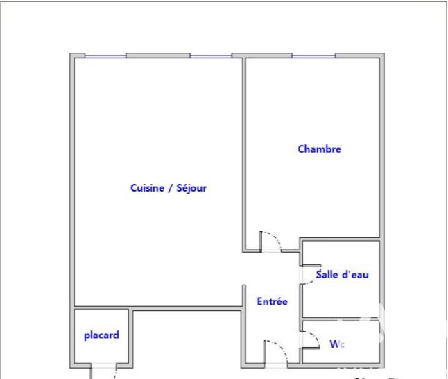 Appartement - 41 m² - 2 pièces