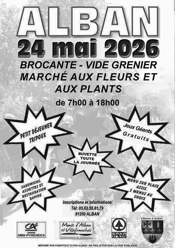 Vide grenier - marché aux fleurs et plants