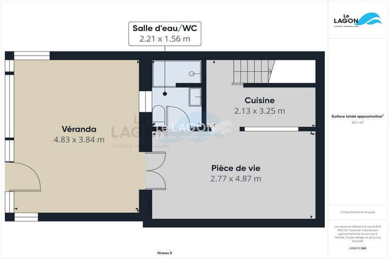 Maison - 25 m² - 2 pièces