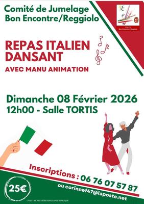 Repas italien dansant