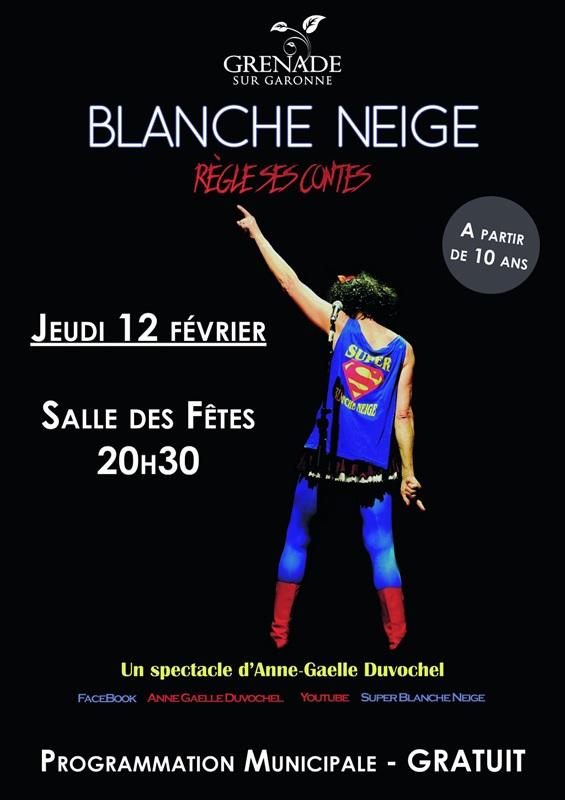 Spectacle "Blanche Neige Règle Ses Contes"