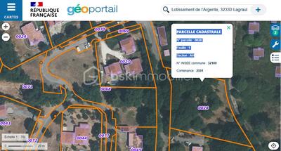 Terrain constructible - 2 591 m²