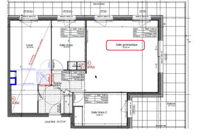 Bureau - 11 m² - 1 pièce