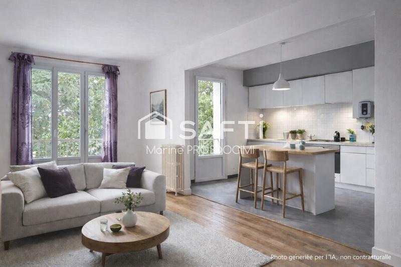 Appartement - 55 m² - 3 pièces