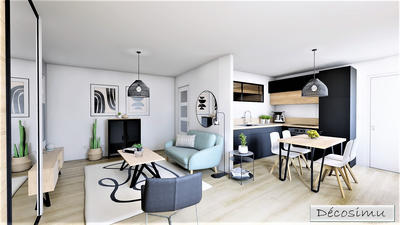 Appartement - 53 m² - 3 pièces