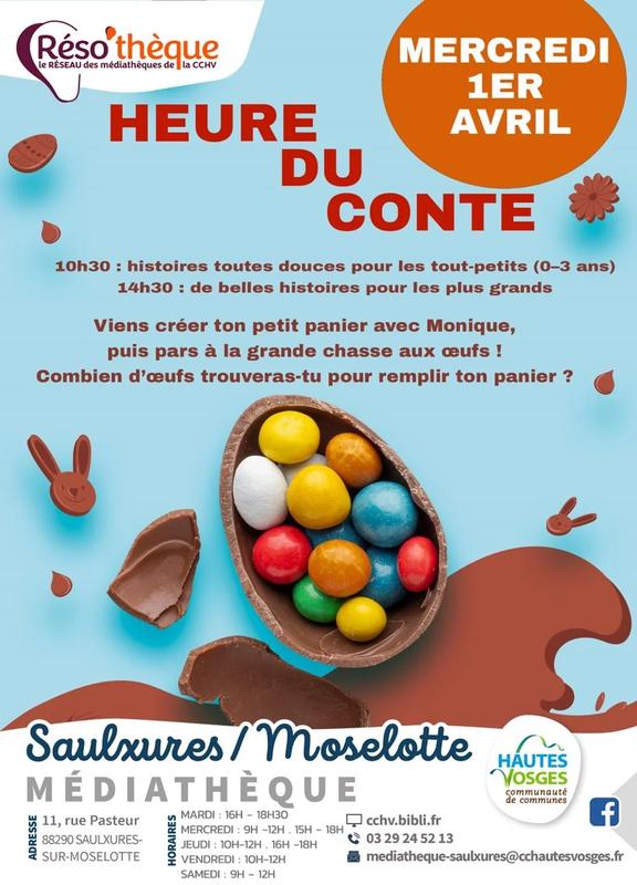 Heure du Conte à la Médiathèque