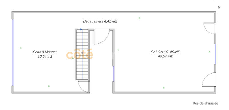 Maison - 125 m² - 4 pièces