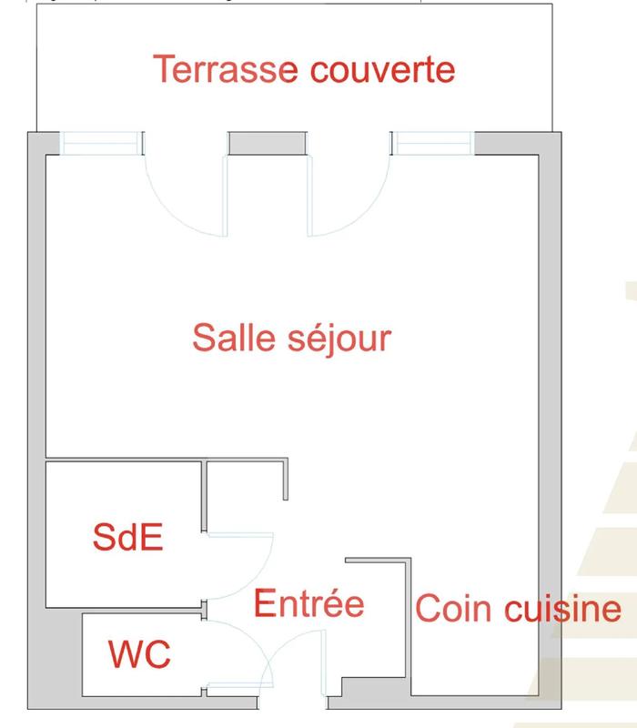 Appartement - 31 m² - 1 pièce
