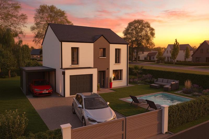 Maison - 104 m² - 5 pièces