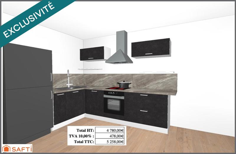 Appartement - 50 m² - 2 pièces