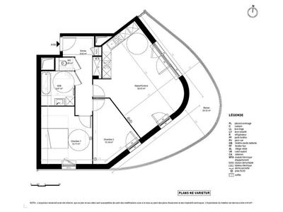 Appartement - 69 m² - 3 pièces