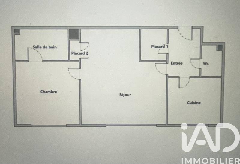 Appartement - 44 m² - 2 pièces