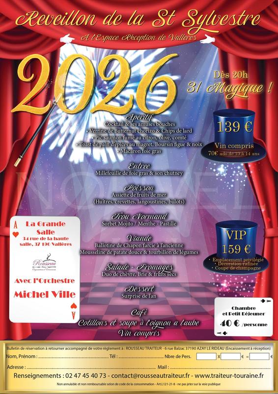St Sylvestre Rousseau Traiteur à Vallères !