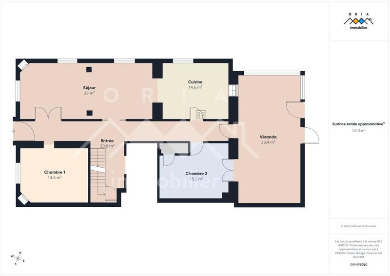 Maison - 186 m² - 7 pièces