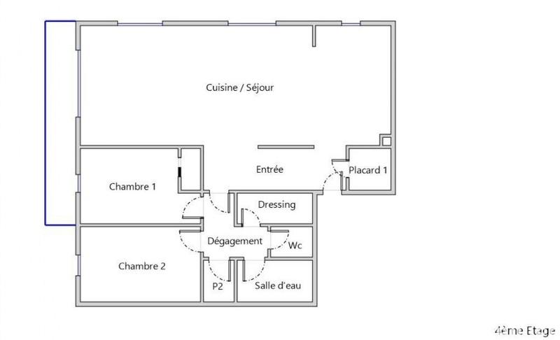 Appartement - 81 m² - 4 pièces