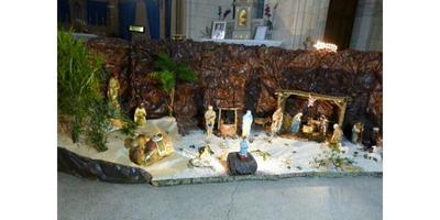 Crèche de Noël géante